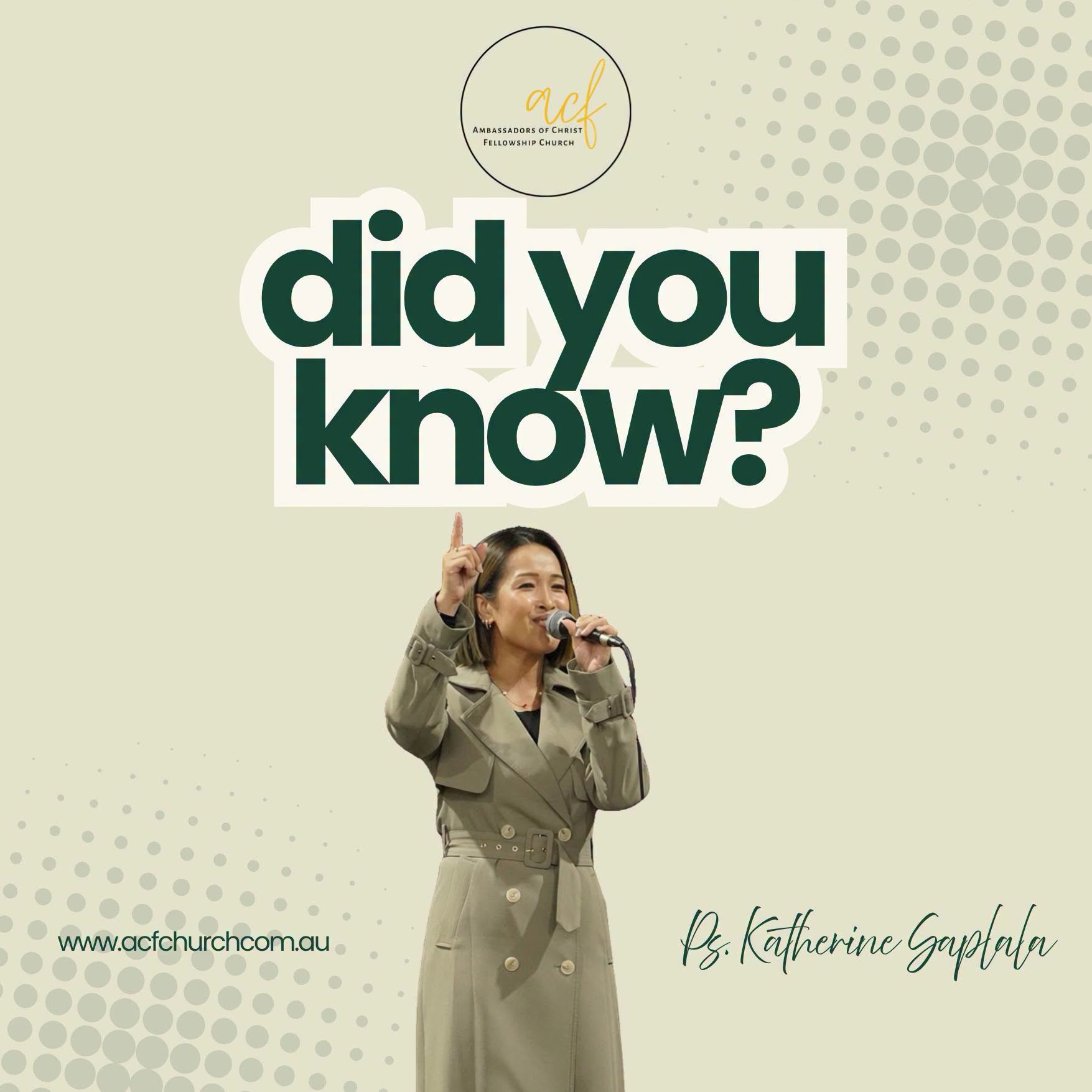 Did You Know? — Part 1